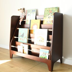 book shelf for nursery, Montessori bookshelf, kids furniture, bookcase for toddler