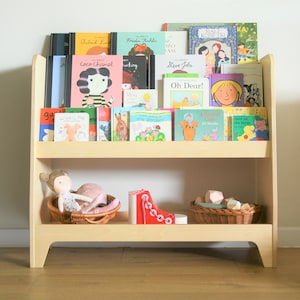 Montessori bookcase, Montessori furniture, Montessori library