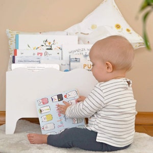 Montessori Bookcase, a Box for Toys, Books Storage image 2