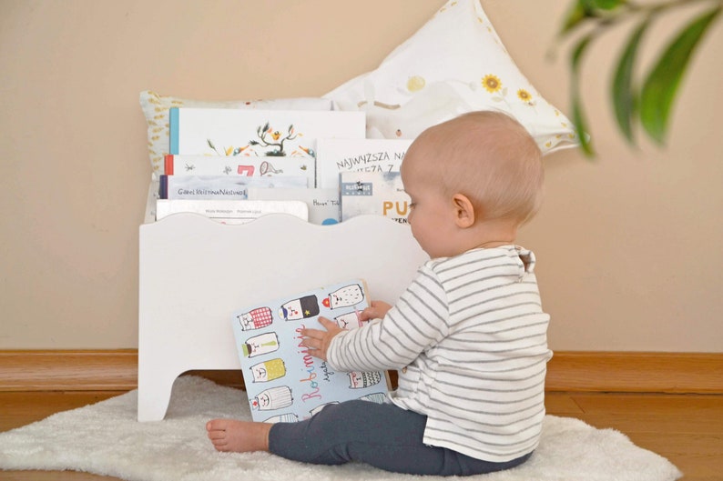 Montessori Bookcase, a Box for Toys, Books Storage image 2