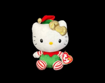 ÚLTIMO: TY "Hello Kitty" el Elfo de Navidad // Beanie Baby