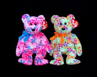 TY "Funky" & "Groovey" the Bears // The Beanie Babies Collection