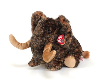 ÚLTIMO: Vintage TY "Giganto" el Mamut (2002) Beanie Buddy
