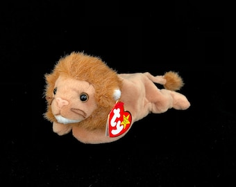 Vintage TY "Roary" the Lion (1996) Beanie Baby