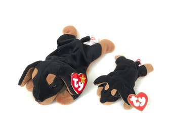 Vintage TY &quot;Doby&quot; the Doberman Pinscher (1996) Beanie Baby