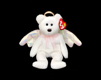Vintage TY &quot;Halo&quot; & &quot;Halo II&quot; the Angel-Bears // Beanie Baby