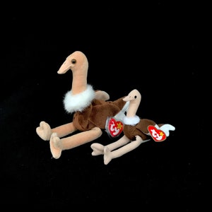 stretchy the ostrich beanie baby 1993
