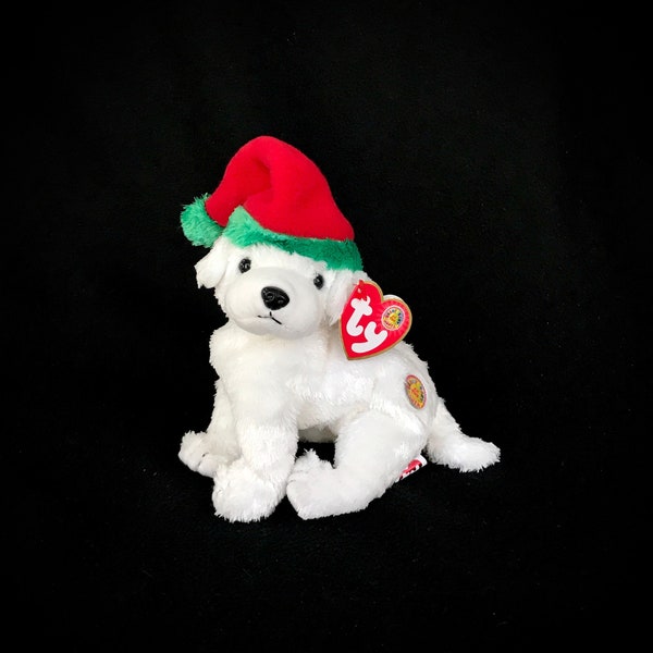 Vintage TY "Tinsel" the Dog (2003) Beanie Baby