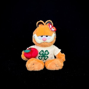 TY "4-H" Garfield Beanie Baby // 4-H Club Exclusive