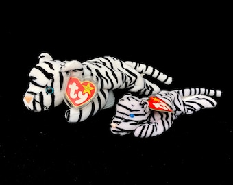 blizz the white tiger beanie baby