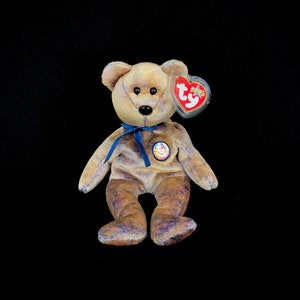 Vintage TY "Clubby III" the Bear (2000) beanie Baby - exclusief voor BBOC-leden