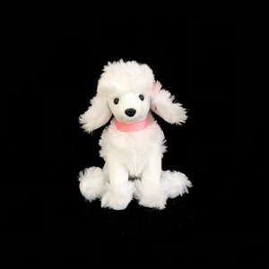 Vintage TY "L'amore" the White Poodle (2002) Beanie Baby