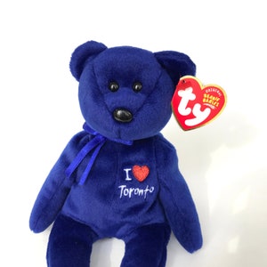 Vintage TY "Toronto" the Bear (2004) Beanie Baby - Canada Exclusive
