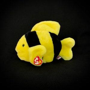 TY Bubbles the Fish 1998 Beanie Buddy Etsy
