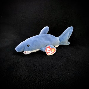 Vintage TY "Crunch" the Shark (1996) Beanie Baby