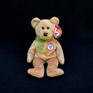 Vintage TY "Speckles" the Bear (2000) beanie Baby - exclusief voor internet