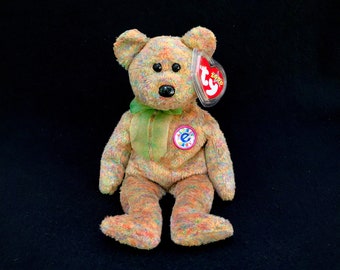 Vintage TY "Speckles" the Bear (2000) Beanie Baby - Internet Exclusive