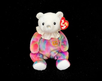 Vintage TY "April" the Birthday Bear (2001) Beanie Baby