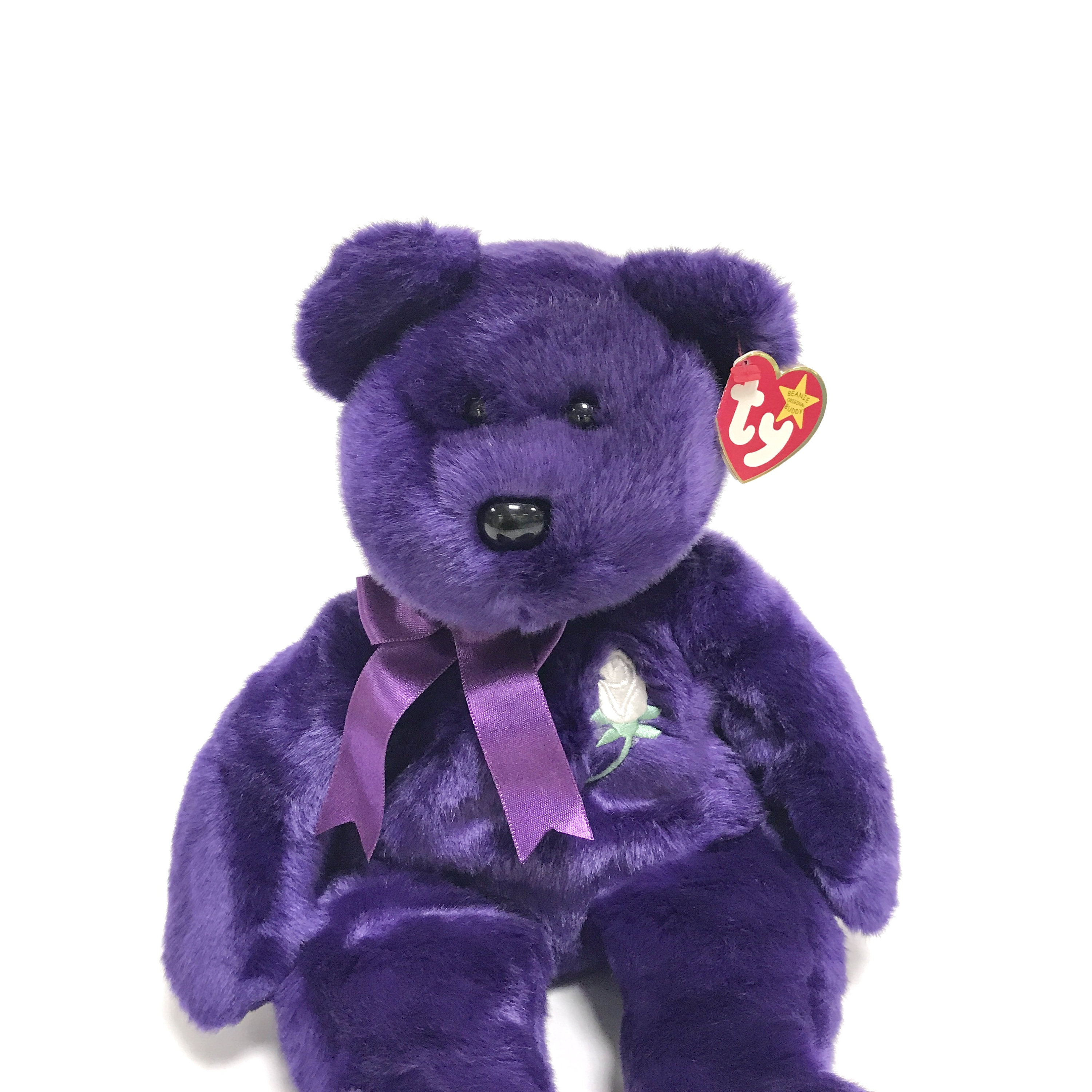 Vintage TY princess the Bear 1998 Beanie Buddy Etsy