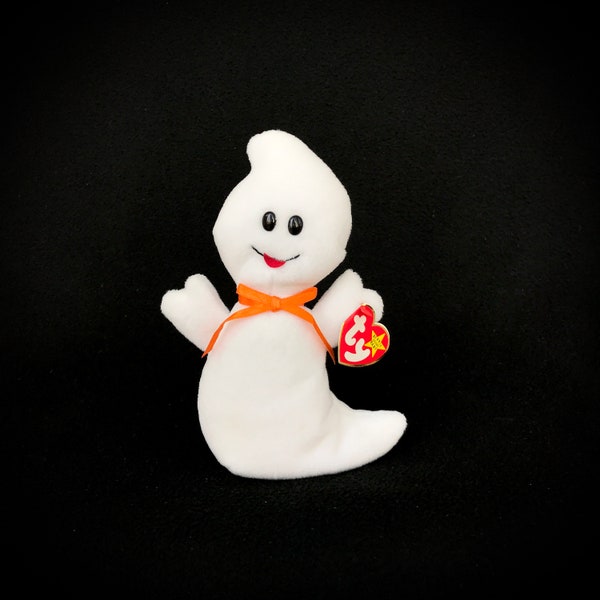 Vintage TY "Spooky" the Ghost (1995) Beanie Baby