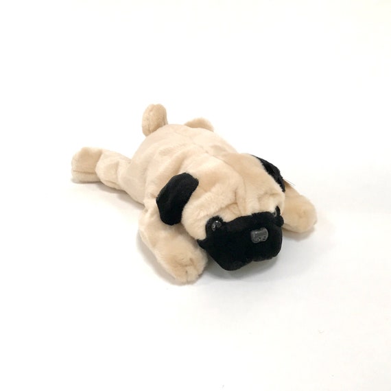 Vintage TY pugsly the Pug 2001 Beanie Buddy Etsy
