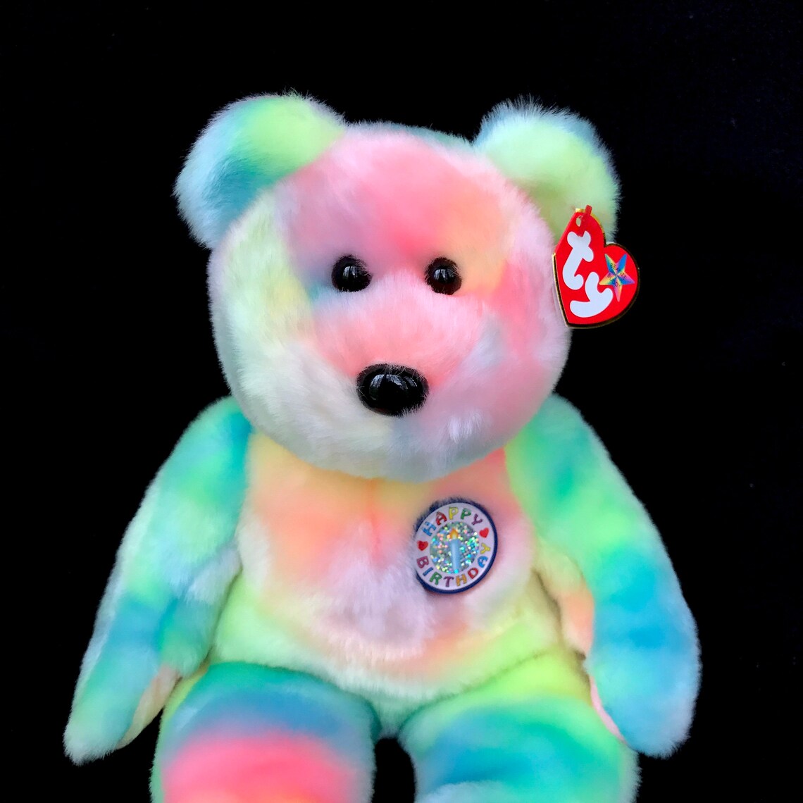 TY B.B. Bear 2000 Birthday Beanie Buddy Etsy