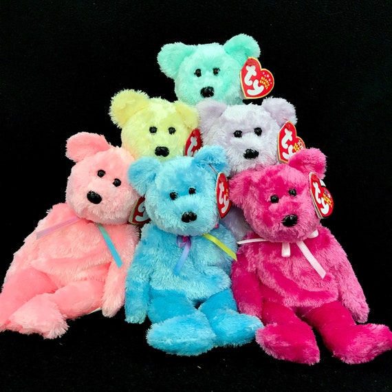 Ty beanie babies sherbet on sale the bear