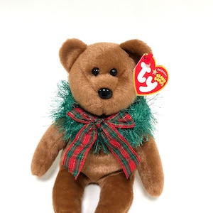 Vintage TY "Hollydays" the Bear (2004) muts baby