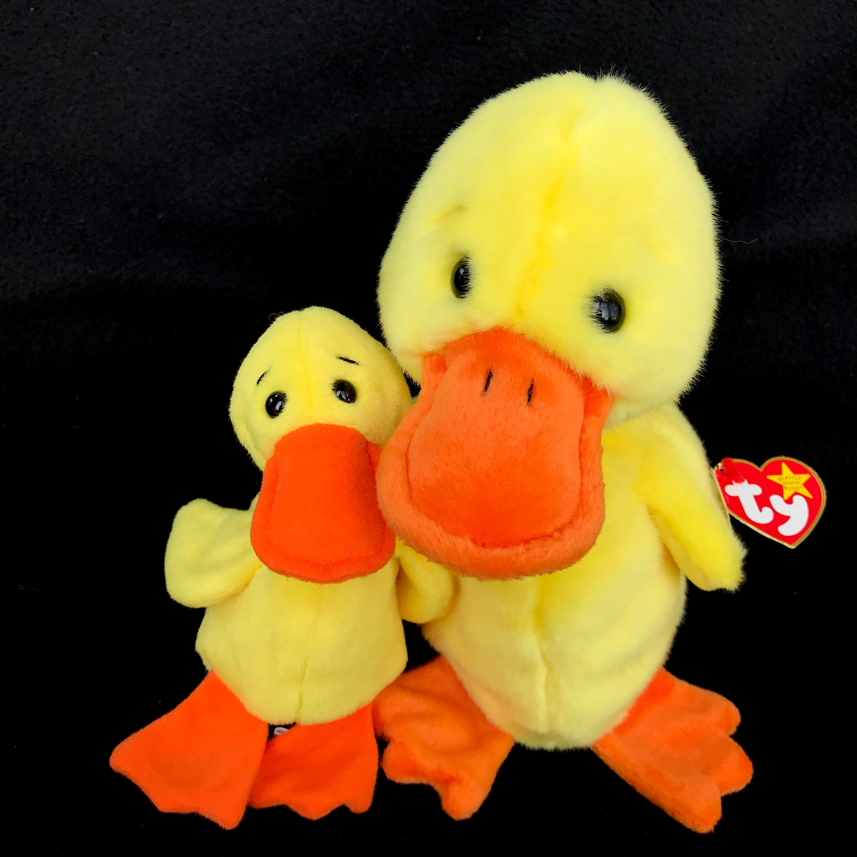 TY Quackers the Duck 1994 Beanie Baby Etsy