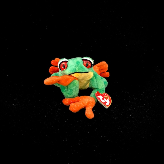 Vintage TY panama the Tree Frog 2001 Beanie Baby 