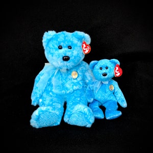 Vintage TY &quot;Classy&quot; the Bear (2002) Beanie Buddy