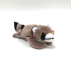 Vintage TY "Ringo" the Raccoon (1995) Beanie Baby