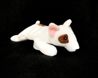 Beanie Baby vintage de TY "Butch" el Bull Terrier (1998)
