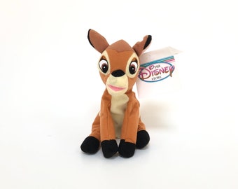 Vintage DISNEY "Bambi" (6" Mini Beanbag Plush) The Disney Store