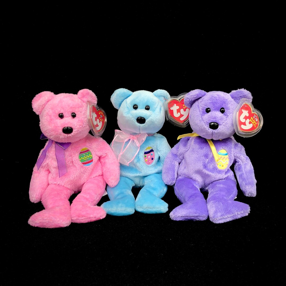 TY Easter Bear Bundle eggs, Eggs II & Eggs III Beanie Babies - Etsy