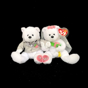 Vintage TY "We Do" Wedding Bears // The Beanie Babies Collection