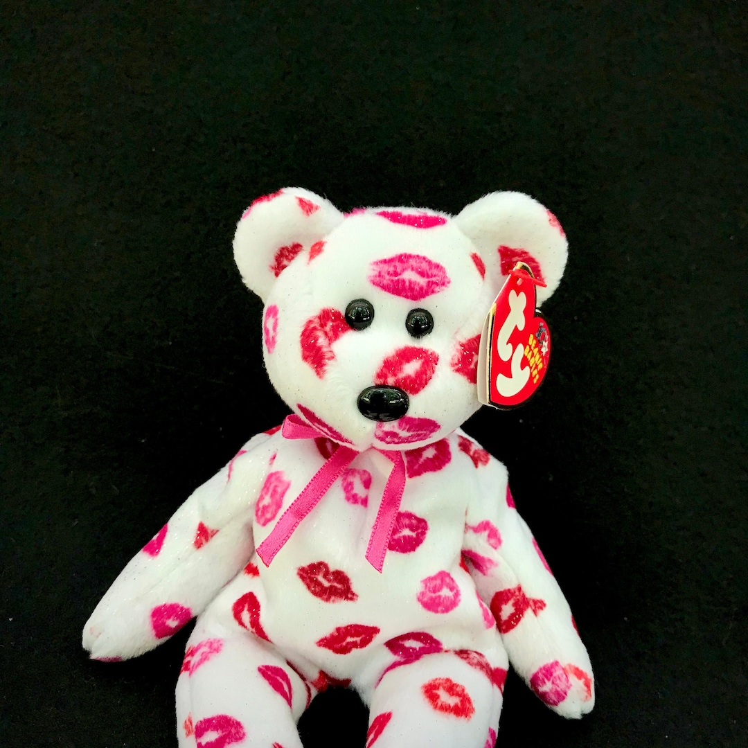 TY Kissy the Bear 2003 Beanie Baby Etsy
