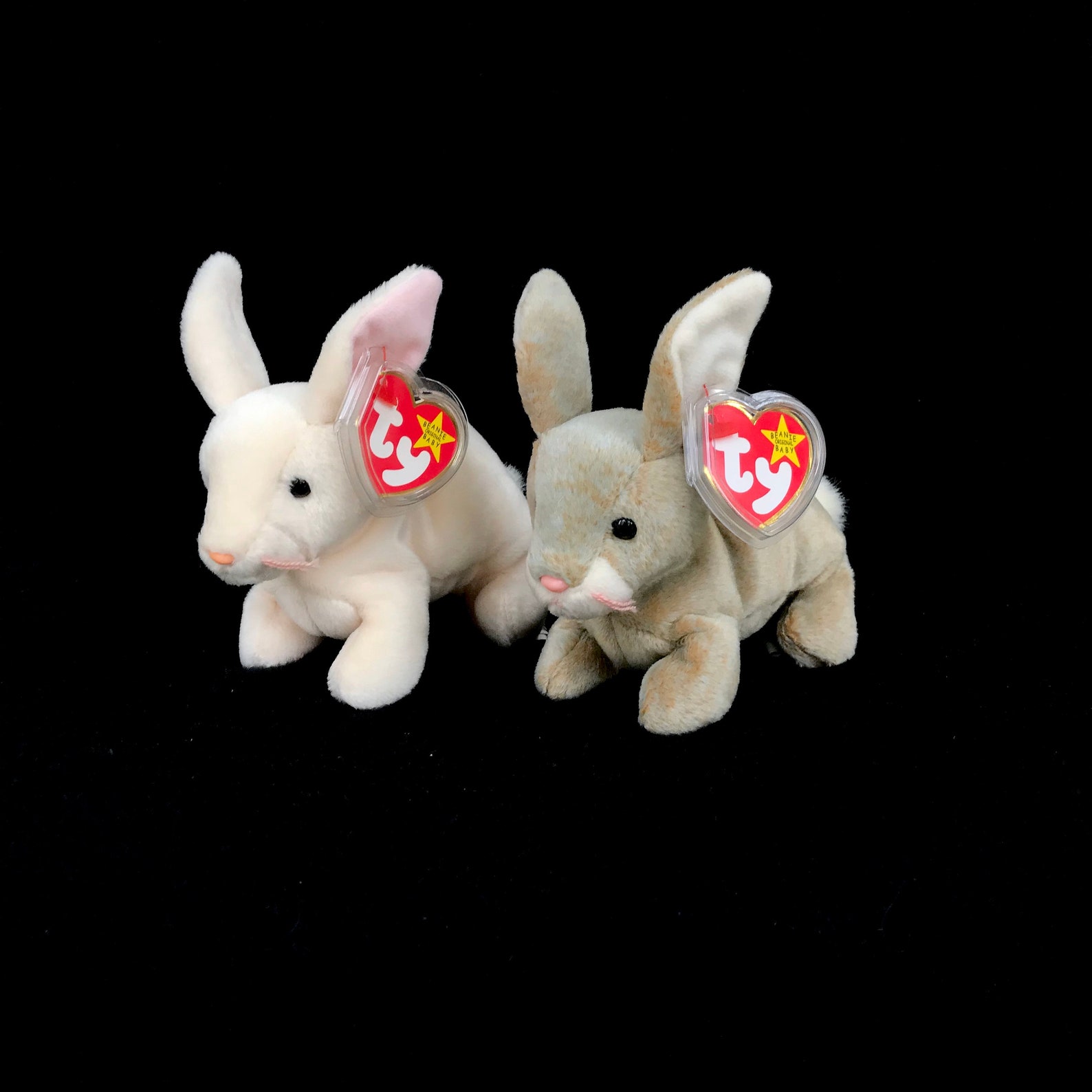 TY Nibbler & Nibbly the Rabbits 1998 Beanie Baby Bundle Etsy