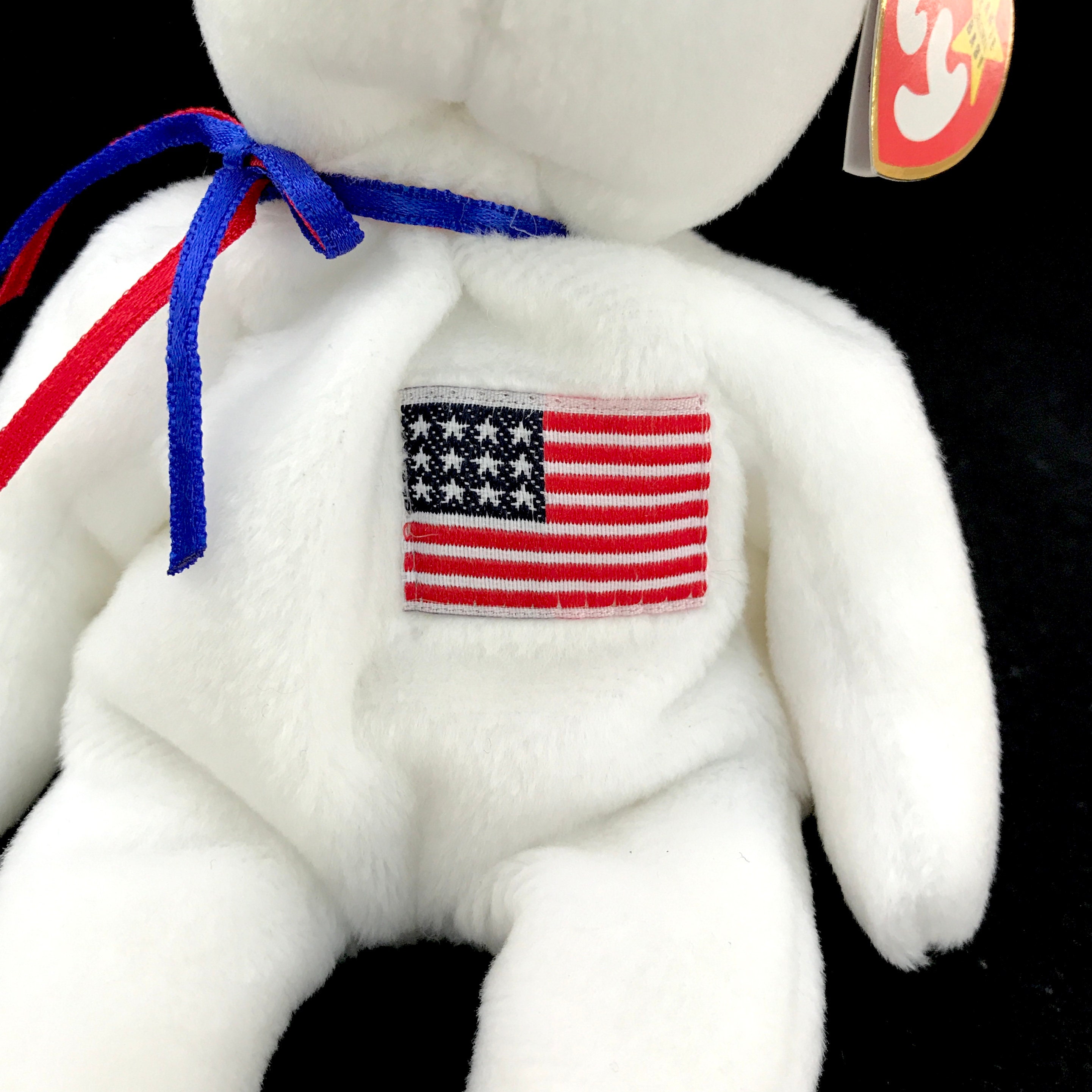 TY Libearty the Bear 1996 Beanie Baby USA Exclusive Etsy
