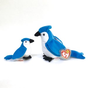 Vintage TY &quot;Rocket&quot; the Blue Jay (1997) Beanie Baby