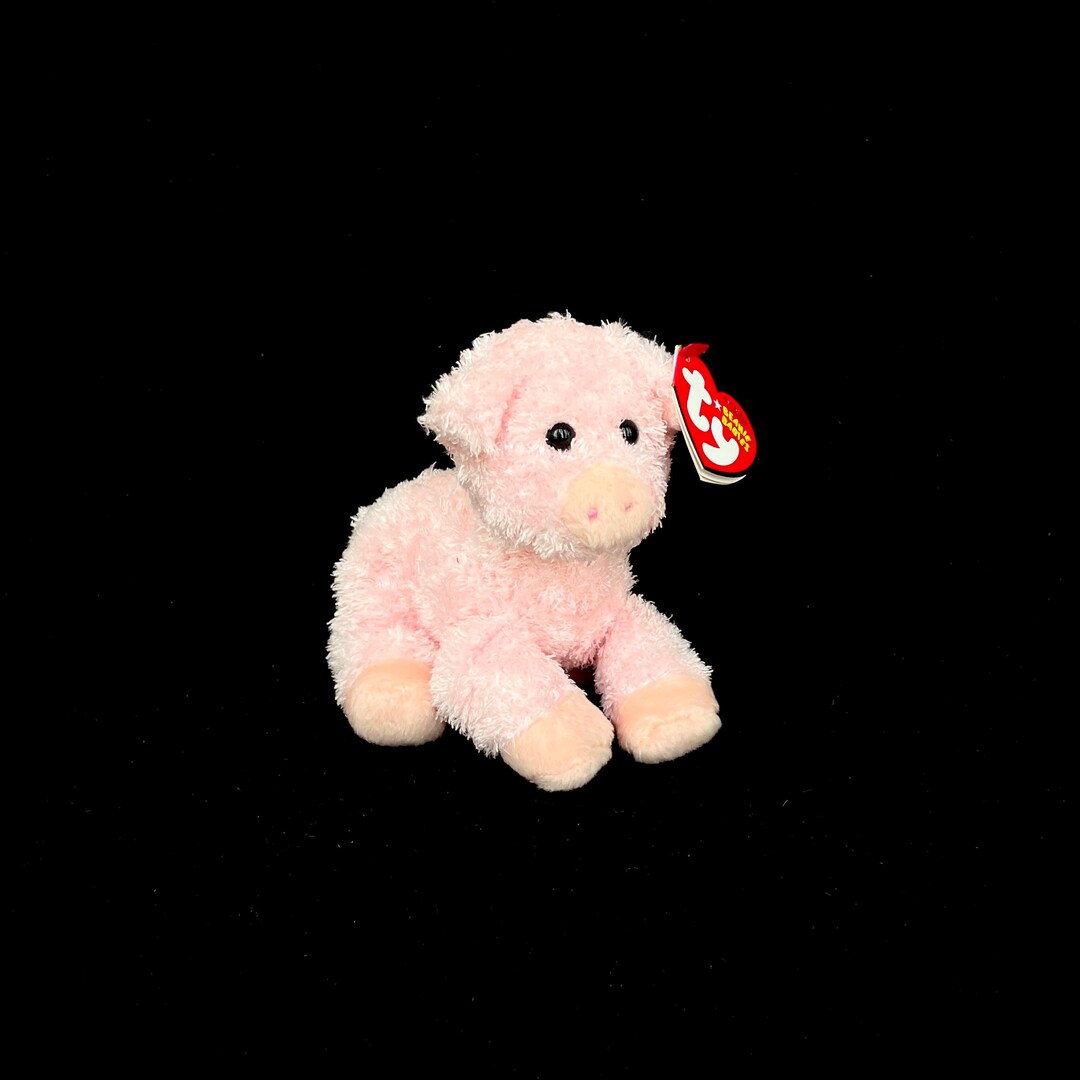TY Beanie Babies Soybean – Barnyard Pig Plüschtier Aus Der Originalen Kollektion