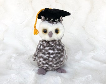 Vintage TY "Smart" the Graduation Owl (2001) Beanie Baby