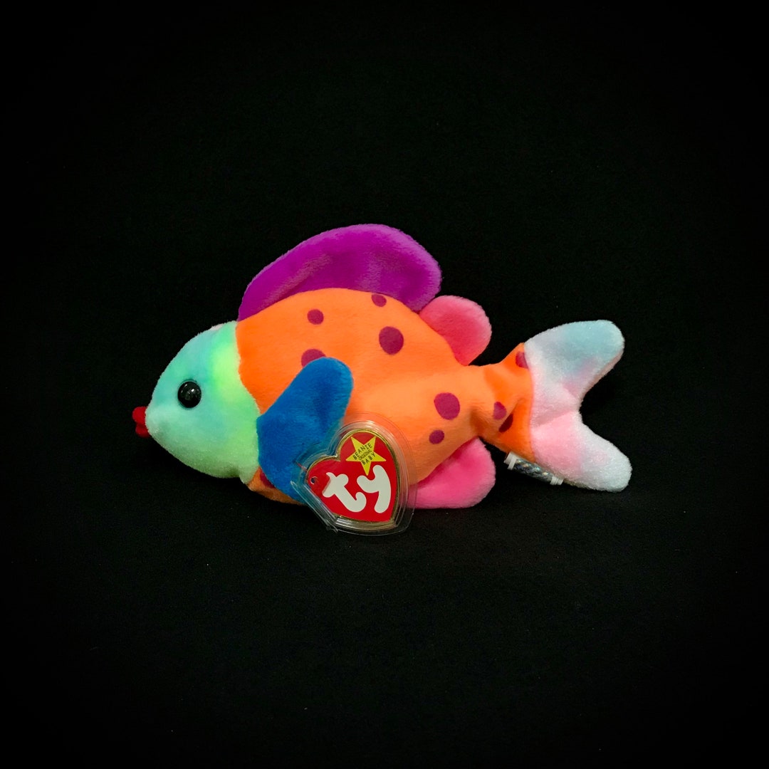 TY Lips the Fish 1999 Beanie Baby Etsy