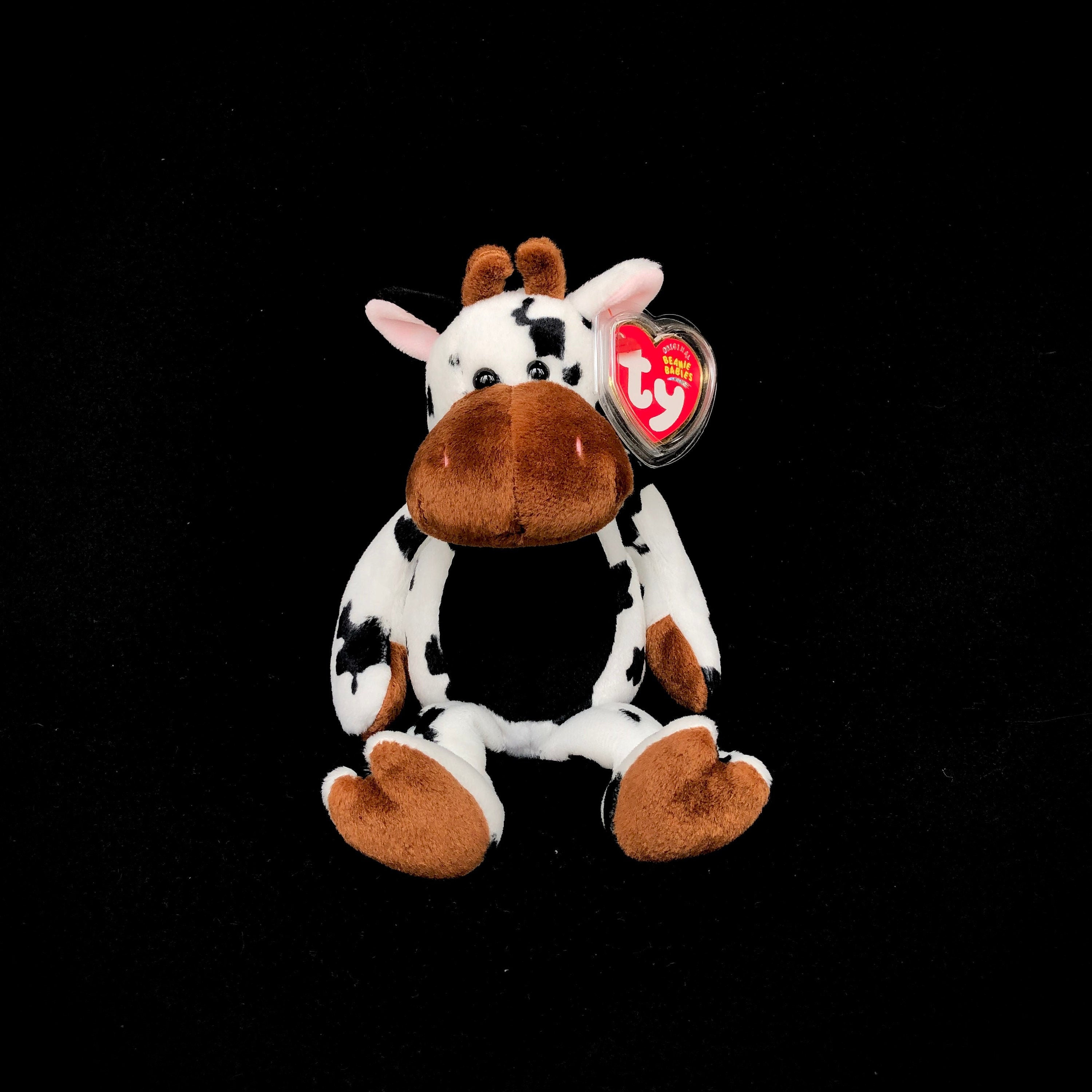 Ty Beanie Baby Tipsy The Cow With Tag Retired DOB January 7th 2004 for sale online 