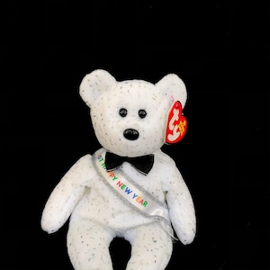 TY "New Year" the Bear // Beanie Baby