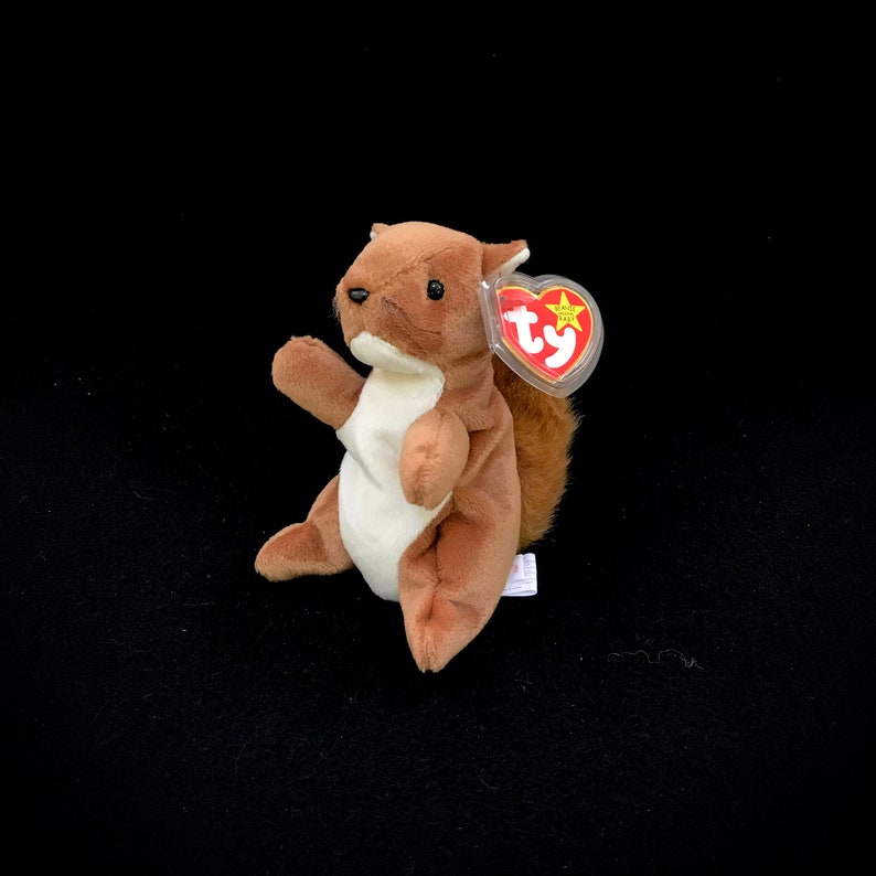 TY Nuts the Squirrel 1996 Beanie Baby Etsy