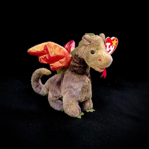 Vintage TY &quot;Scorch&quot; the Dragon (1998) Beanie Baby