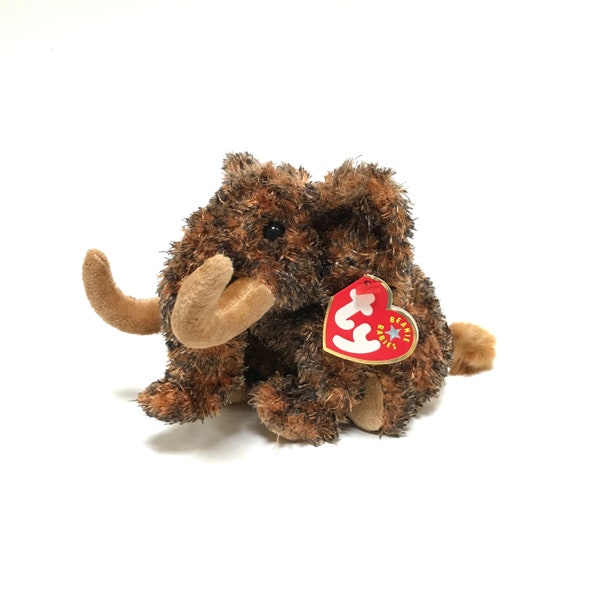 Vintage TY "Giganto" the Mammoth (2000) Beanie Baby - 4.5 inches