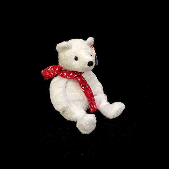 Vintage TY 2000 Holiday Teddy the Bear Beanie Baby Etsy