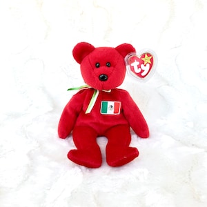 Vintage TY "Osito" the Mexican Bear (1999) Beanie Baby